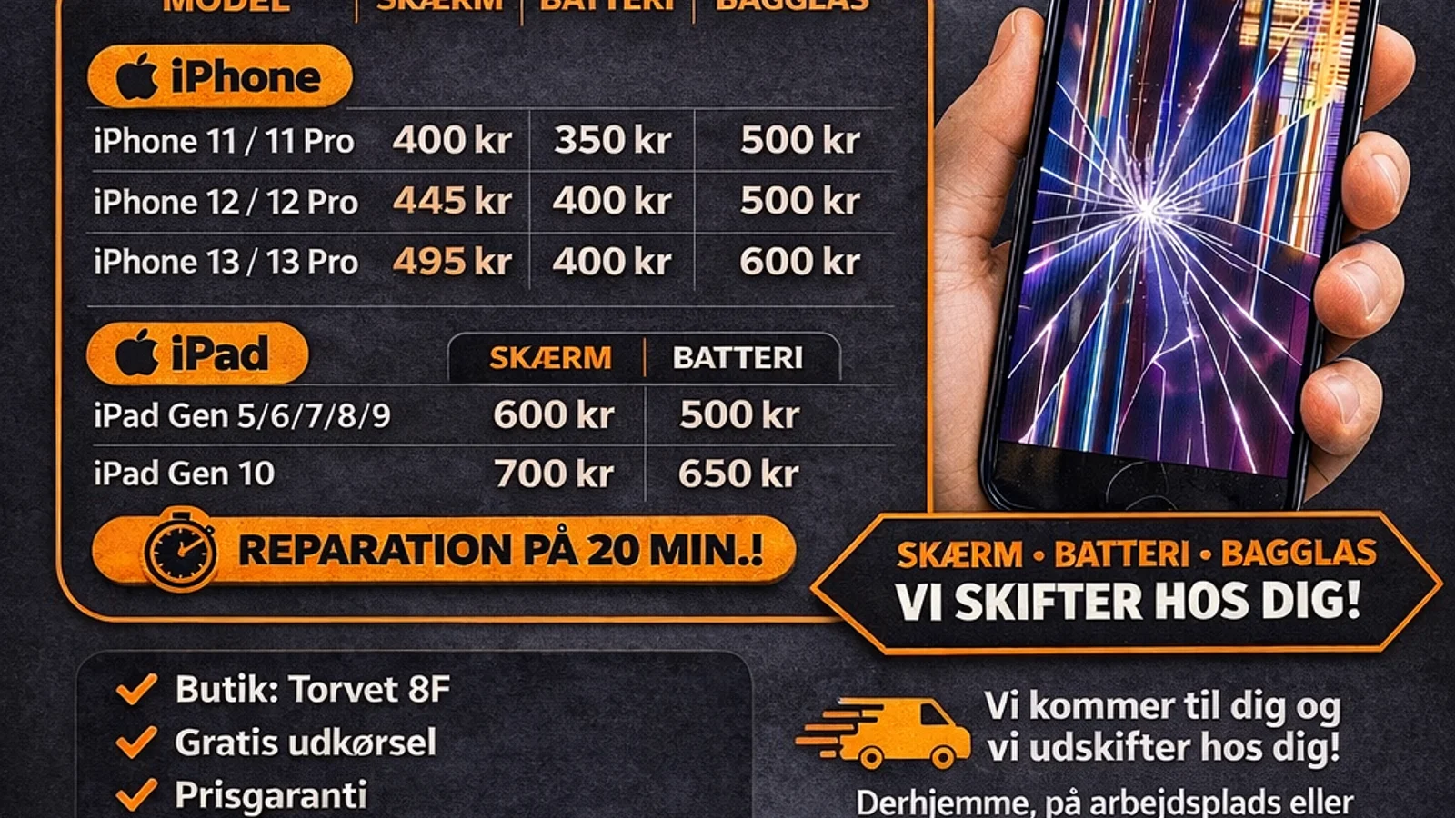Telefonfixer fikser mobiler billigt i april