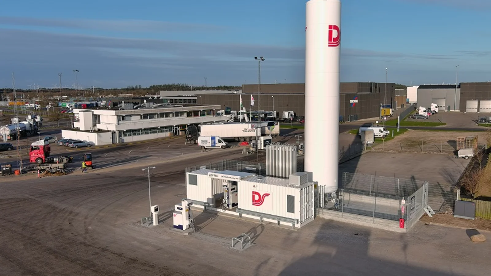 Nyt LNG-anlæg er et vigtigt skridt mod mindre miljø- og klimabelastning fra lastbiler