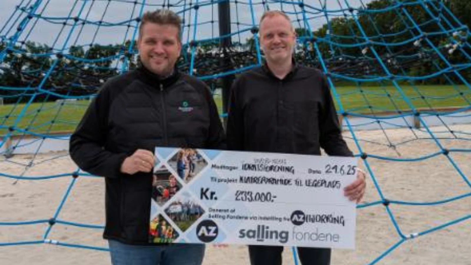 Ny klatrepyramide på vej i Hjørring: A-Z overrasker med donation på 233.000 kroner fra Salling Fondene