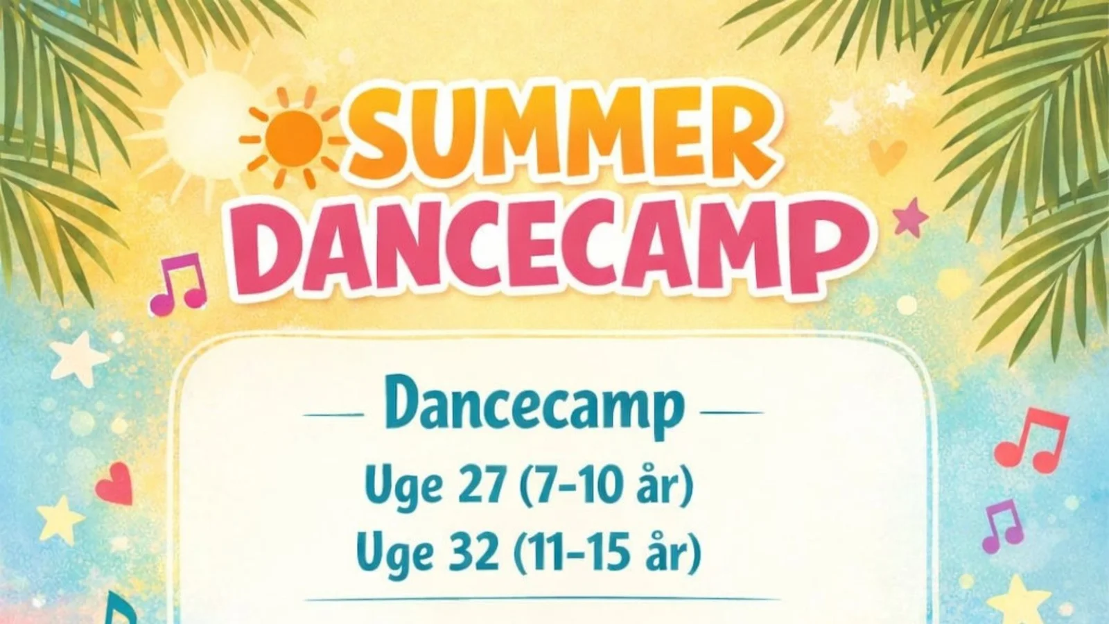 Summer Dance Camp 2026 er åben for tilmelding