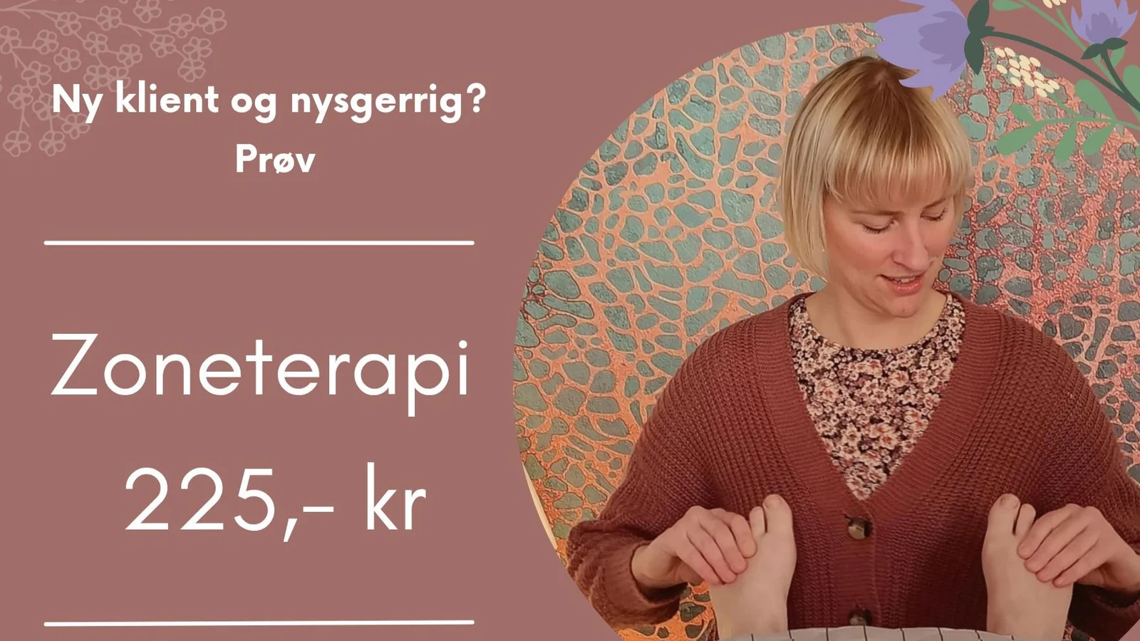 Tilbud for nye klienter hos Gerdie's Zoneterapi