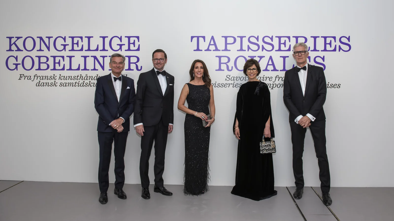 H.K.H. Prinsesse Marie åbnede udstilling med Koldinghusgobeliner i Paris
