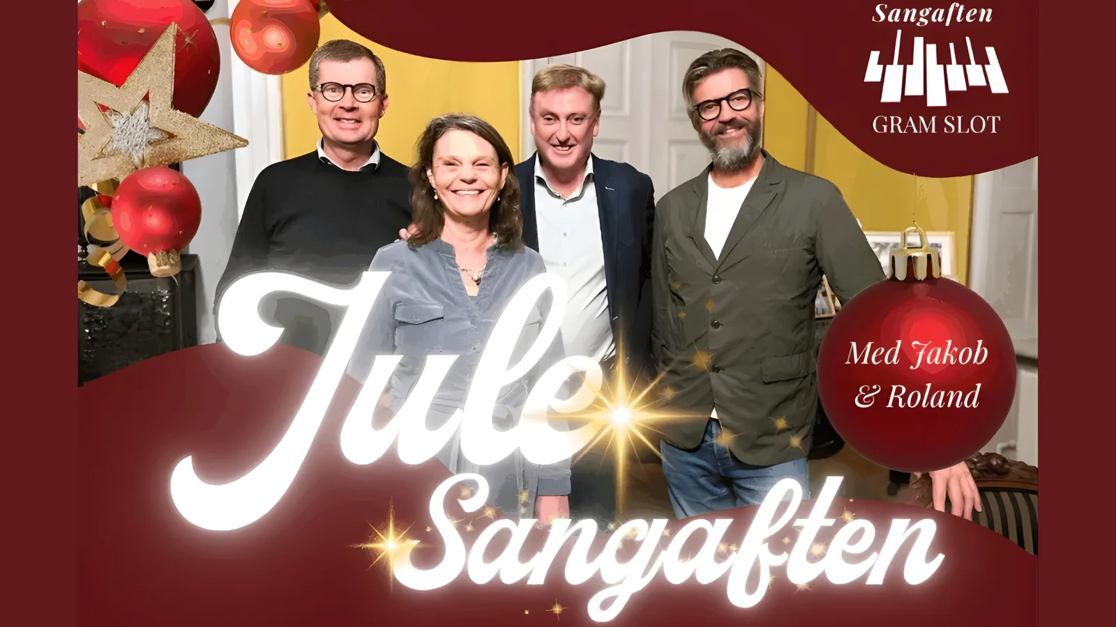 Gram Slot inviterer til julesangaften
