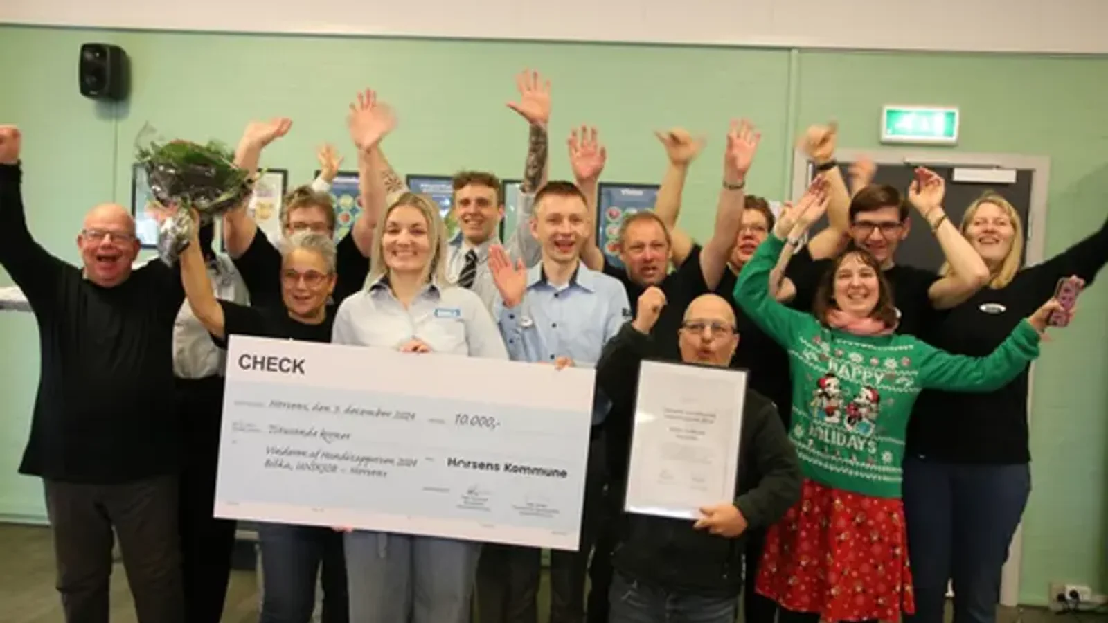 Bilka Horsens vinder handicapprisen - en inkluderende arbejdsplads med plads til alle