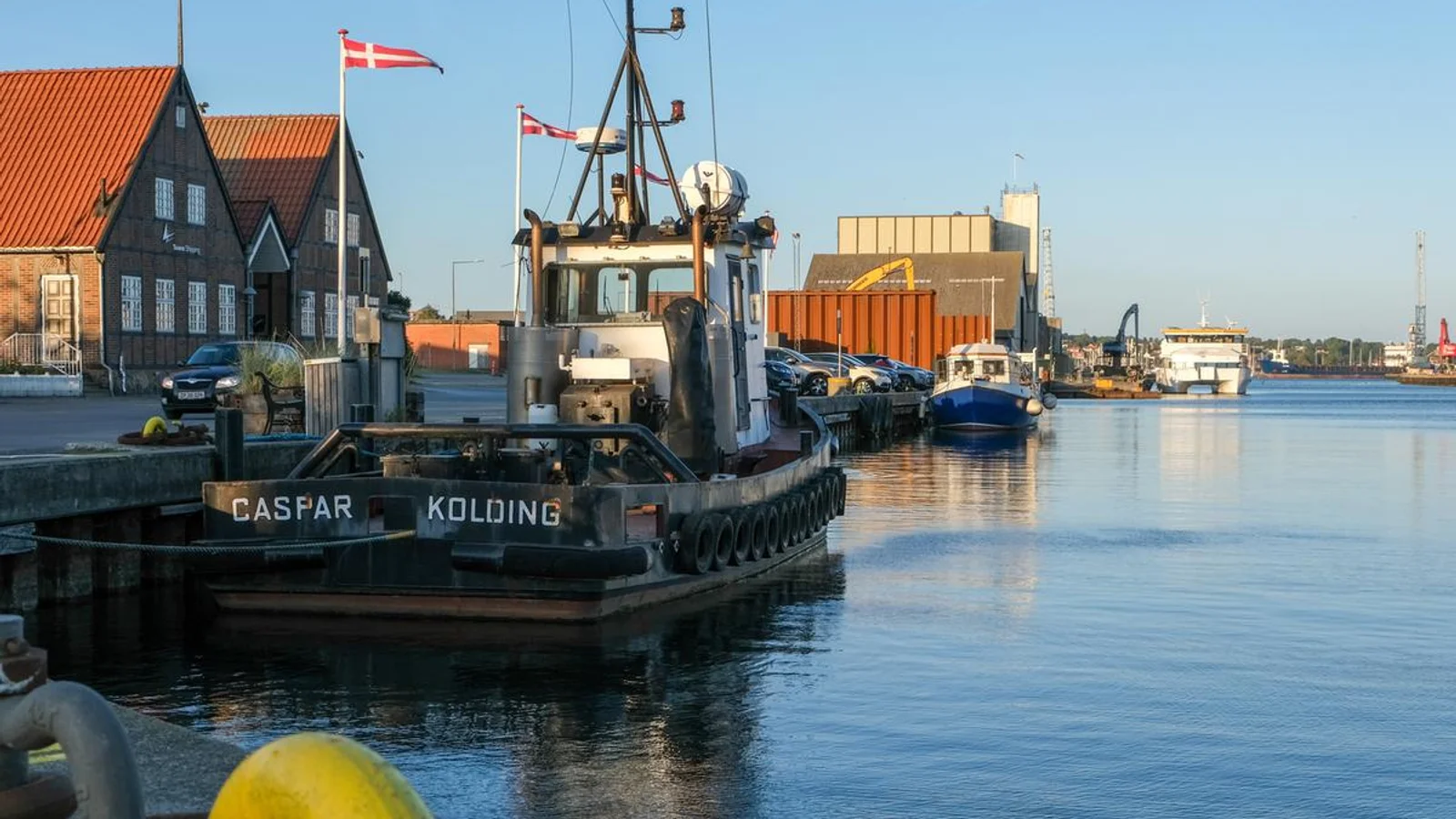 Så er evakuering og afspærringen på havnen i Kolding helt ophævet