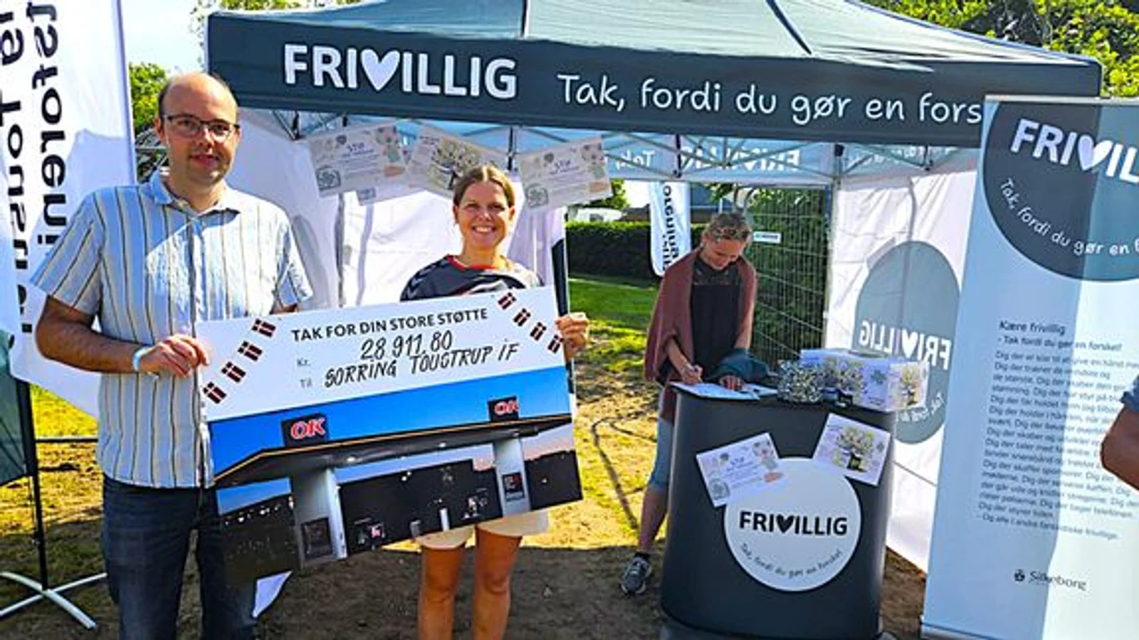 Sorring Toustrup IF modtager flot beløb i sponsorstøtte
