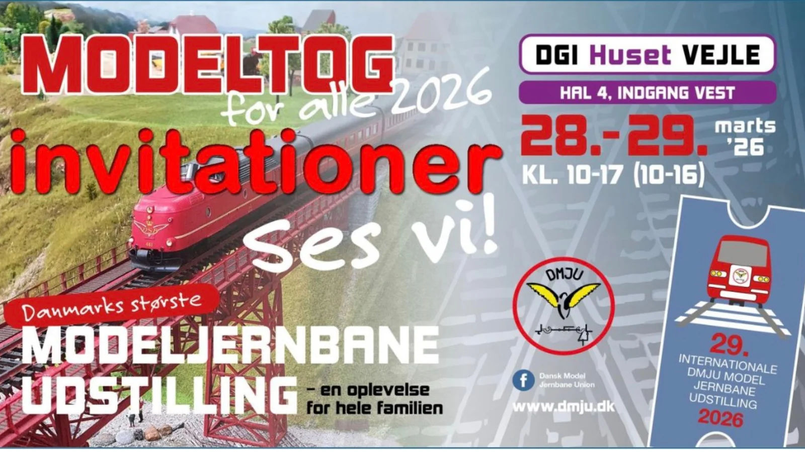 Stor modeltogsudstilling i Vejle: Oplev miniaturejernbaner i verdensklasse!