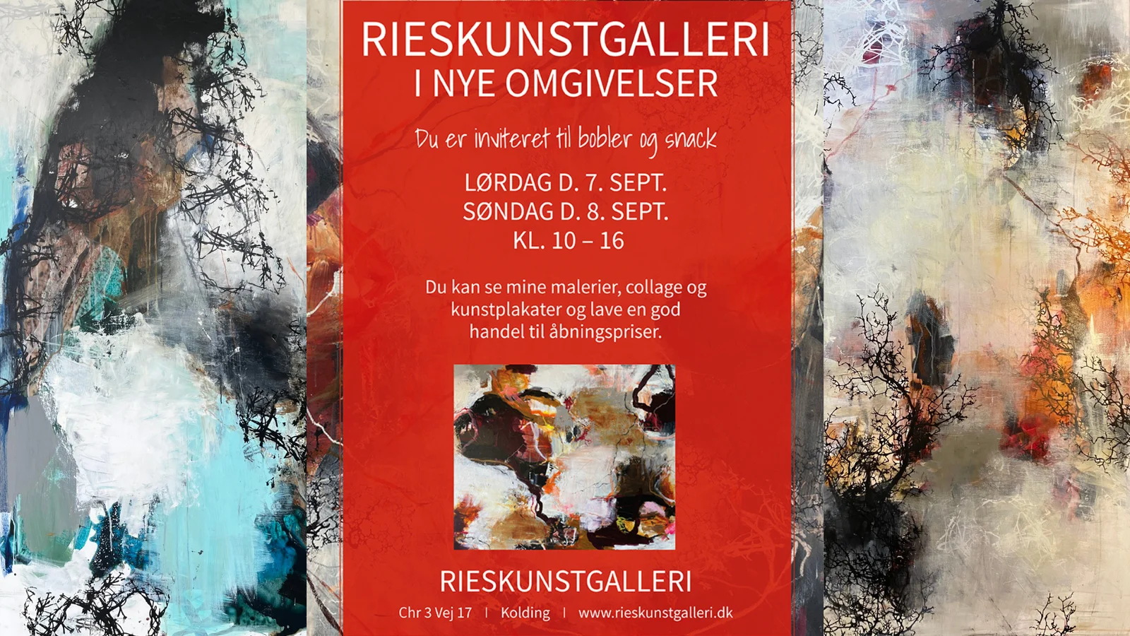 Ries Kunstgalleri flytter i nye lokaler og inviterer til åbningsreception