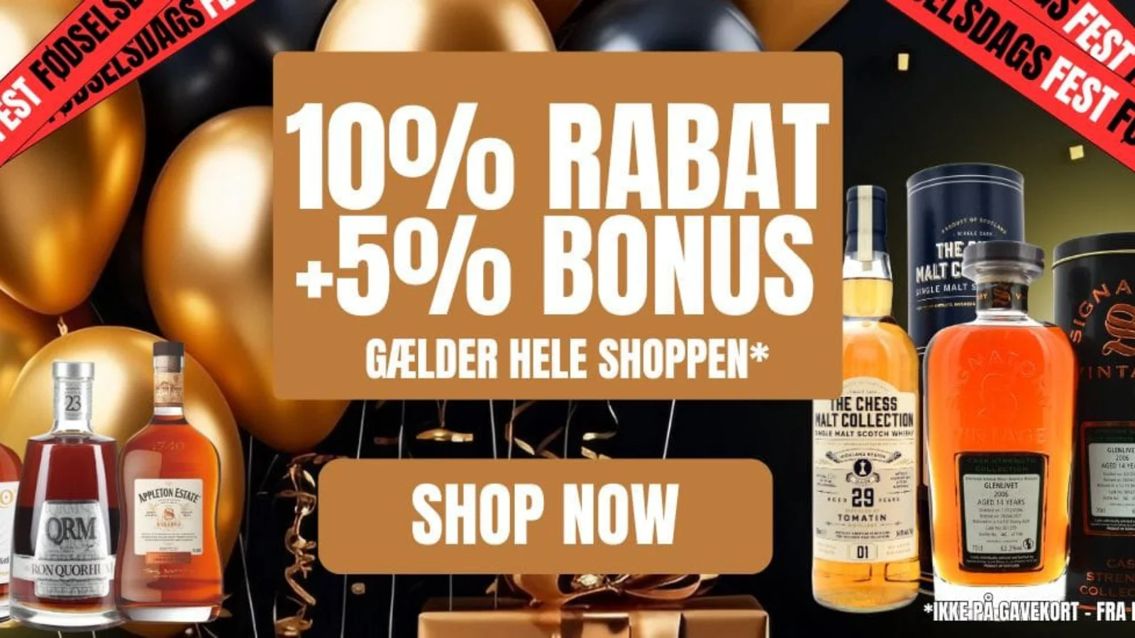 Fødselsdagstilbud hos Whisky.dk