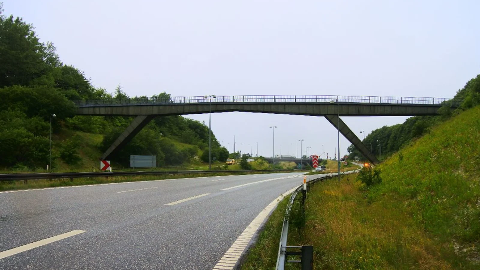Stibro over Nordjyske Motorvej ved Kridtsvinget i Aalborg forsvinder på et døgn