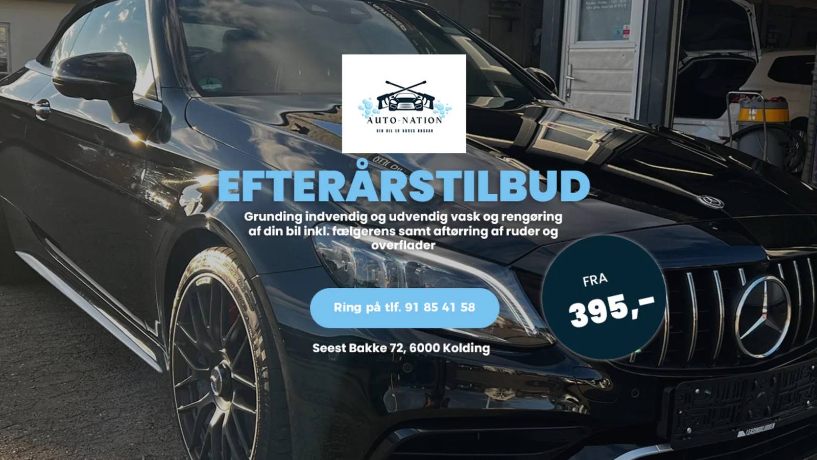 Auto-Nation skyder efteråret i gang med et skarpt tilbud på bilklargøring