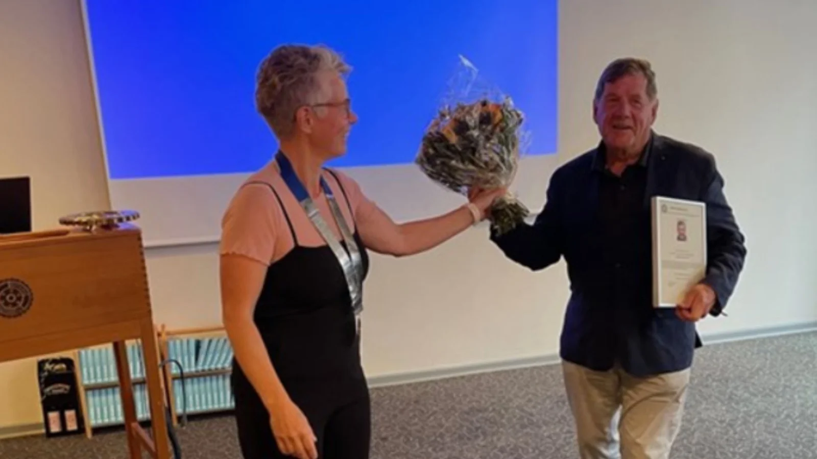 Sønderborg Rotary Klub udnævner æresmedlem