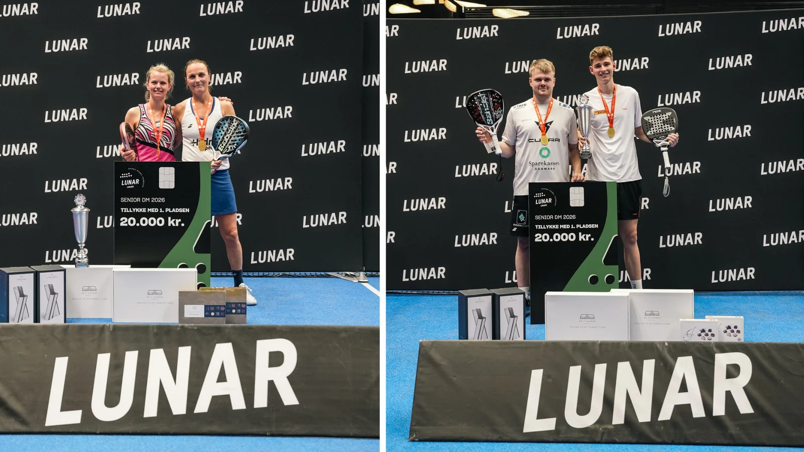 Historisk sejr til Senior DM 2026 i padel i Vejle