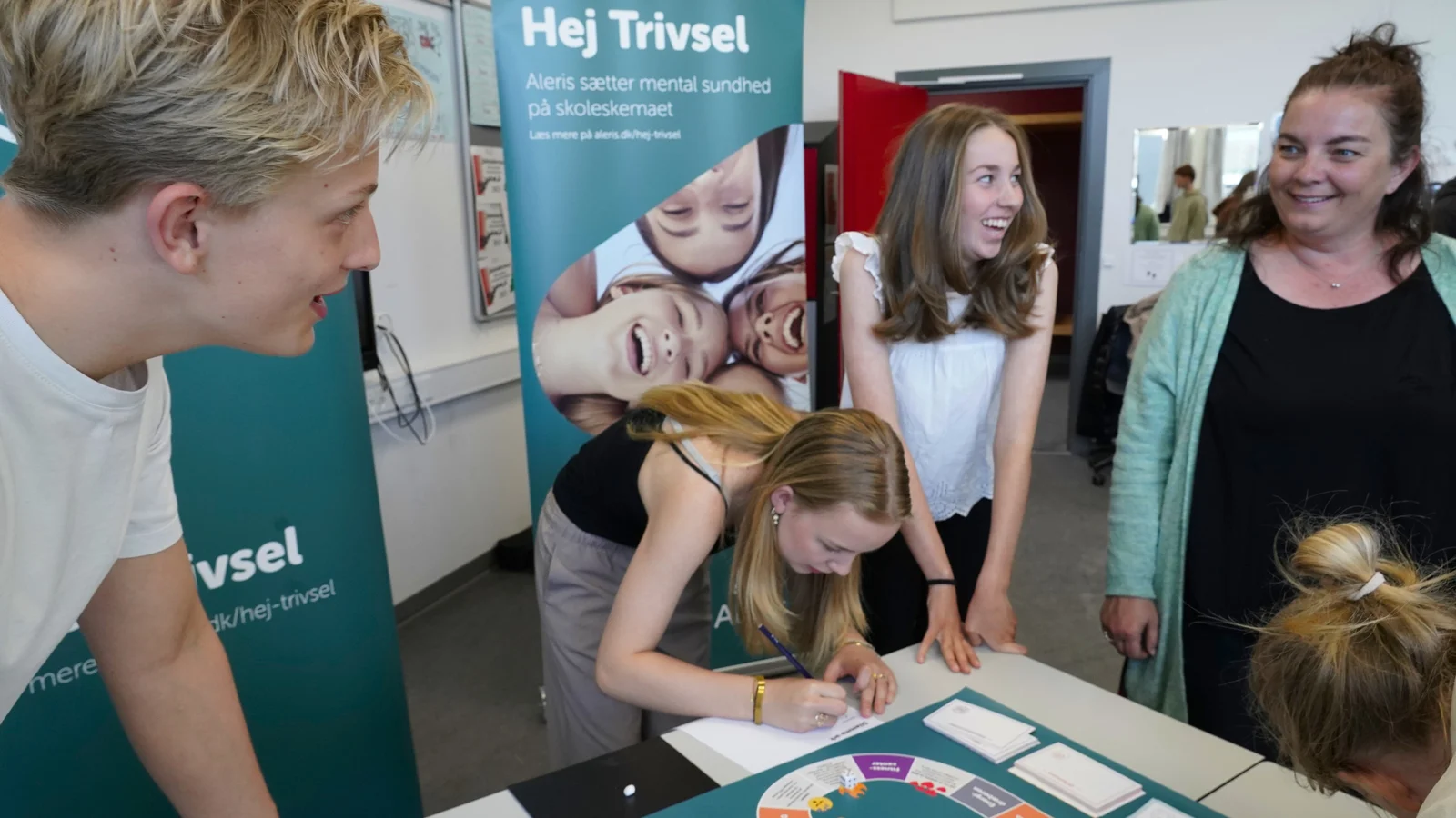 Skoleelever i Charlottenlund sætter trivsel på skoleskemaet