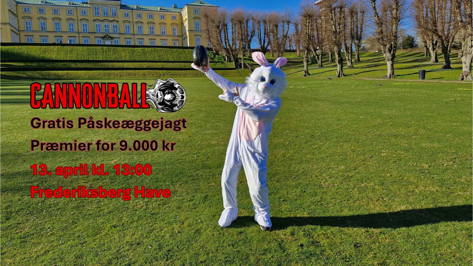 Cannonball udlodder store præmier til påskeæggejagt på søndag