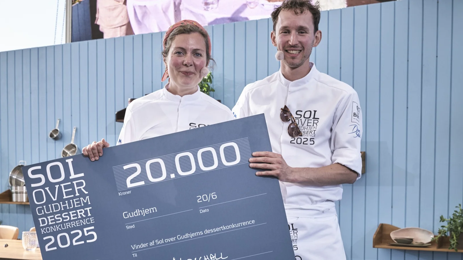Artur Kazaritski og Freja Krarup vinder Sol over Gudhjems dessertkonkurrence 2025