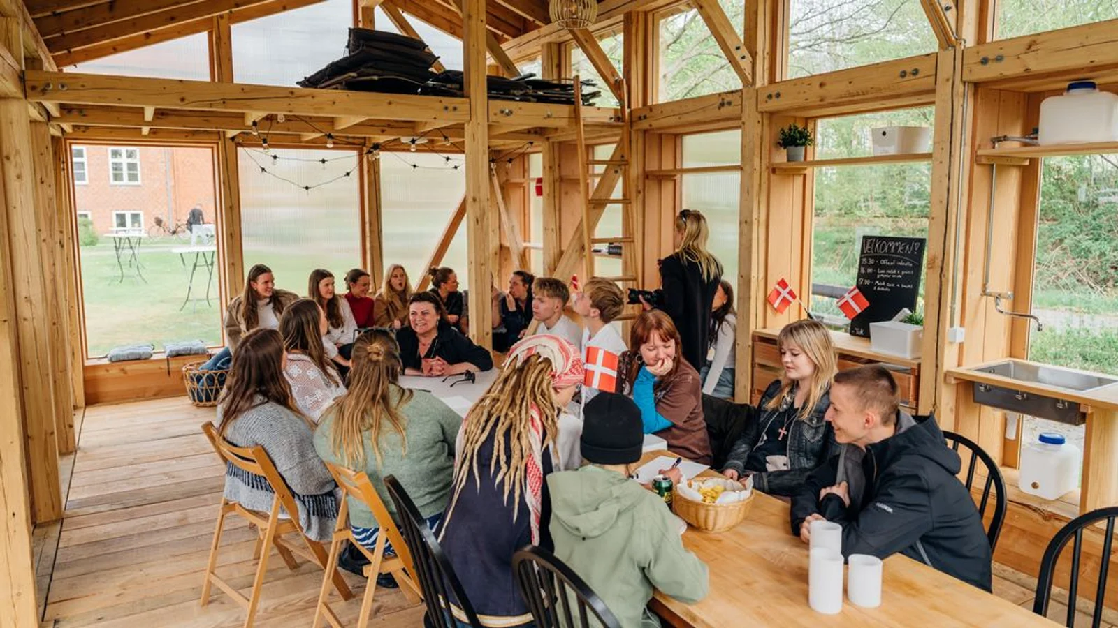 Girafhuset i Greve får nu eget mødested