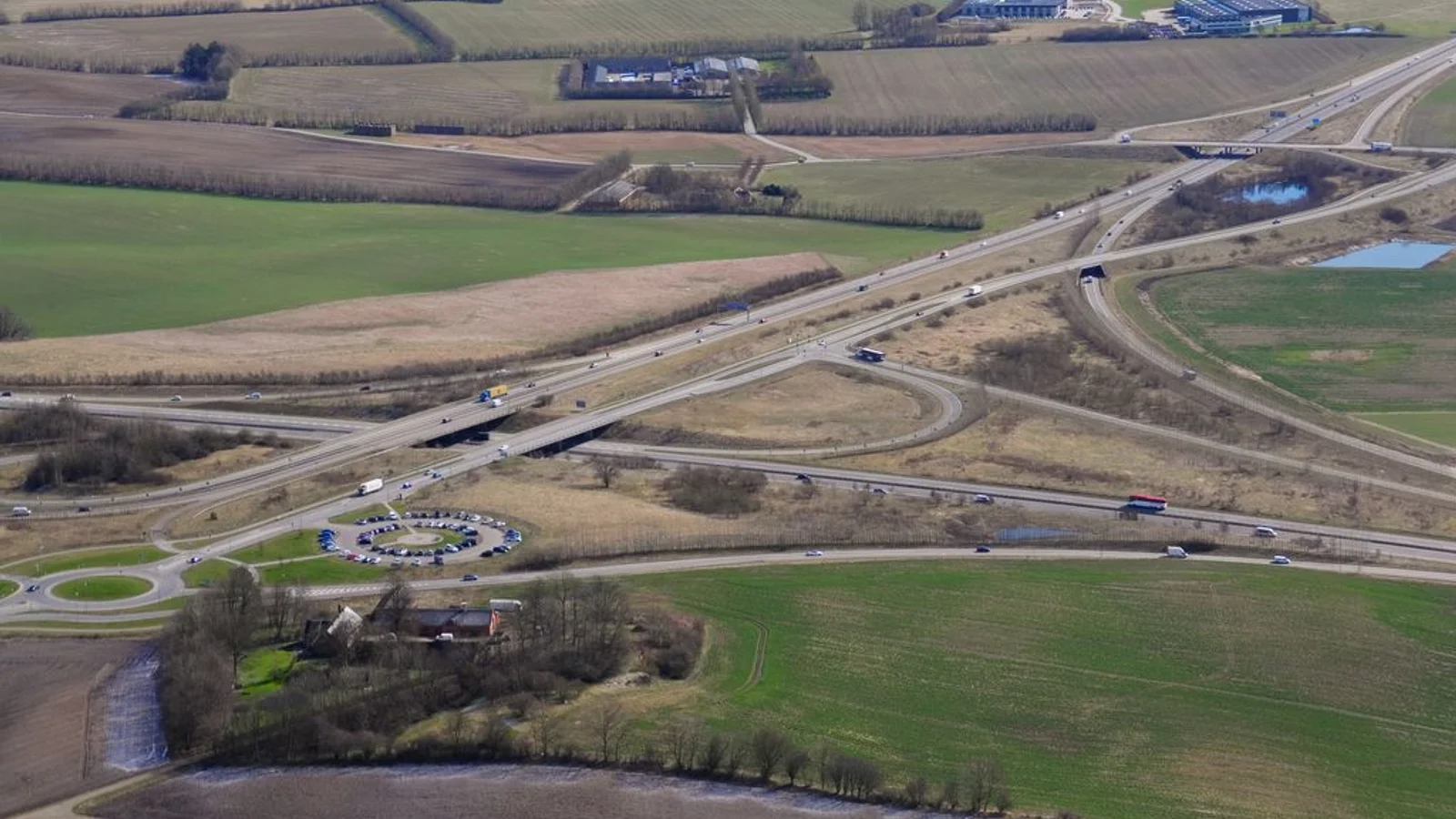 Tilkørsel til Djurslandsmotorvejen fra E45 spærres