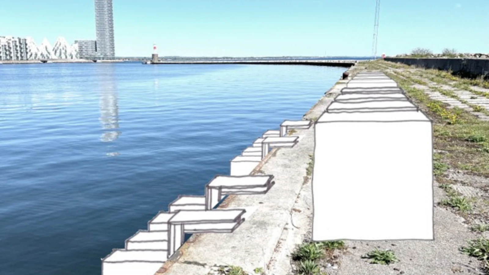 Ny betonteknologi udvikles i Aarhus: Skal reducere CO₂ og skabe levesteder for havets arter