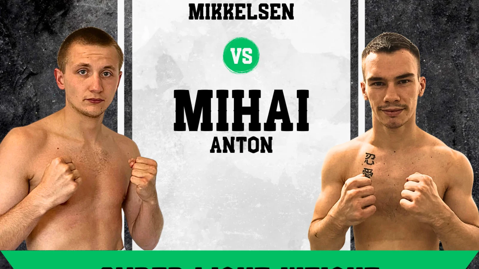 Århus-knægten Rasmus Mikkelsen, møder moldoveren Mihai Anton til `Fight Night´ i Randers