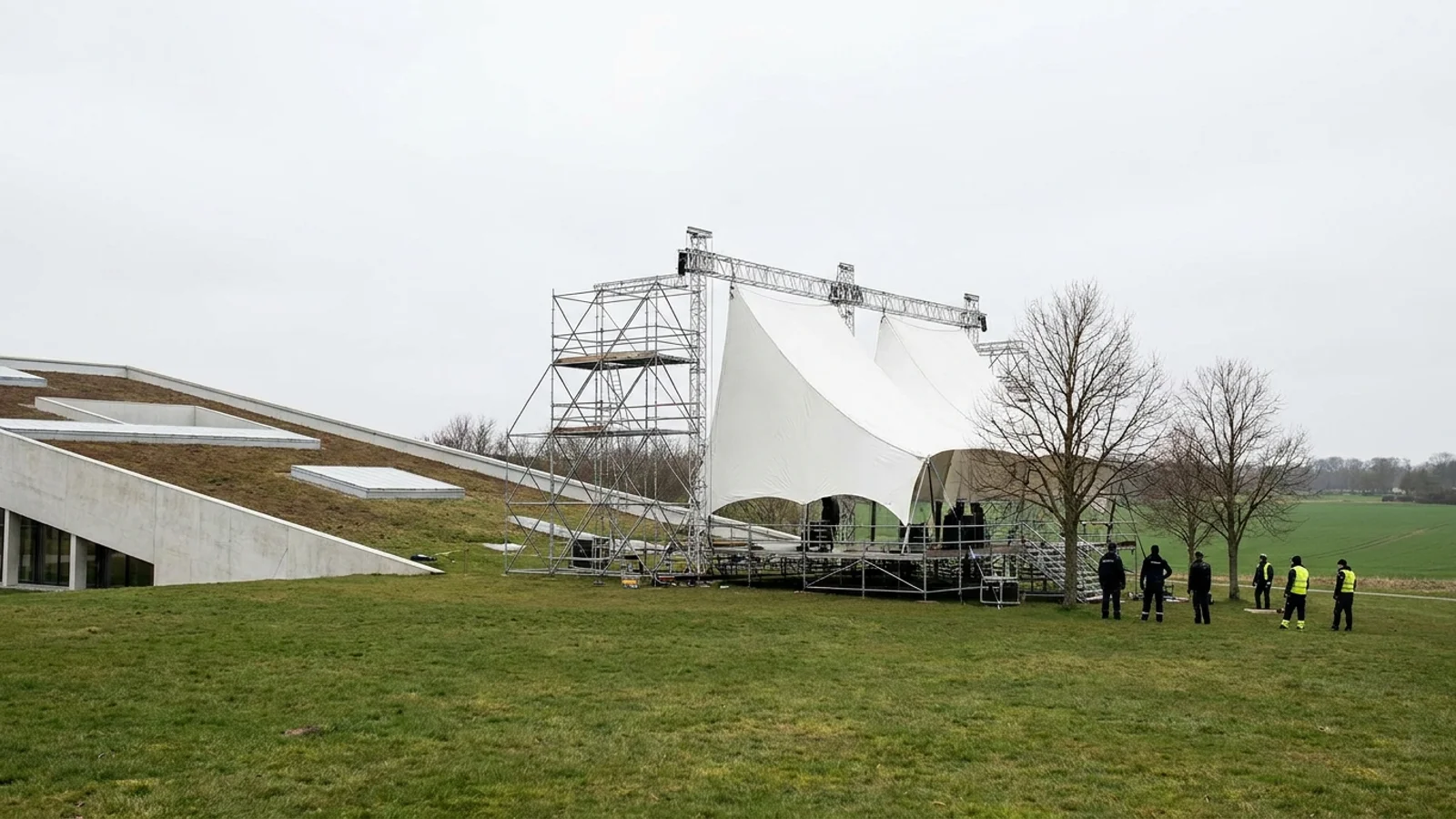 Det er i Aarhus, det sner