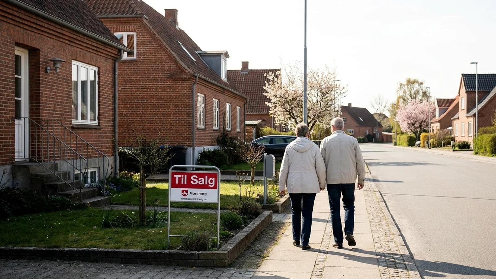 Boligmarkedet i forårshumør: Flere huse til salg til højere priser
