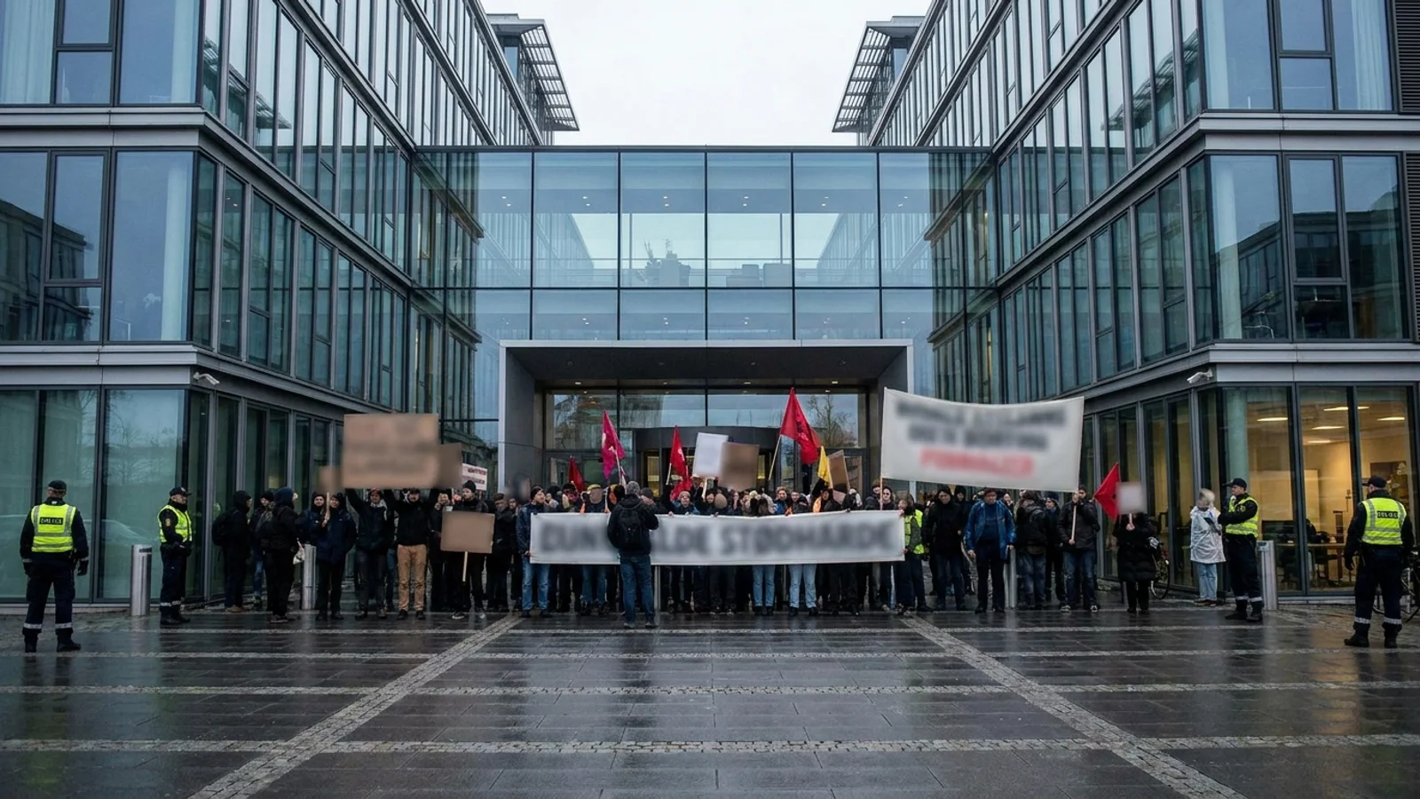 Lige nu: Aktivister blokerer Mærsks hovedkvarter i København