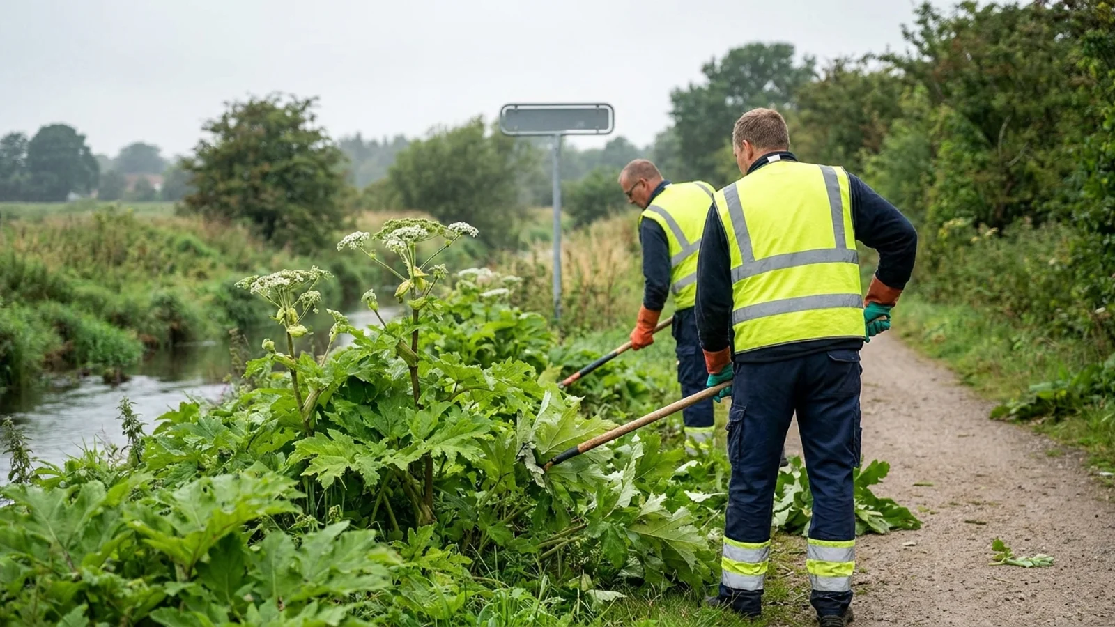 Nu skal kæmpebjørnekloen bekæmpes