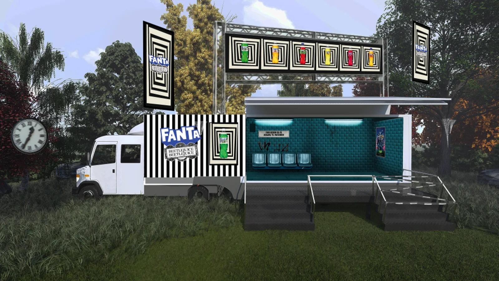 Skræmmende sjove oplevelser for store og små: Fanta’s Halloween Truck kommer til byen