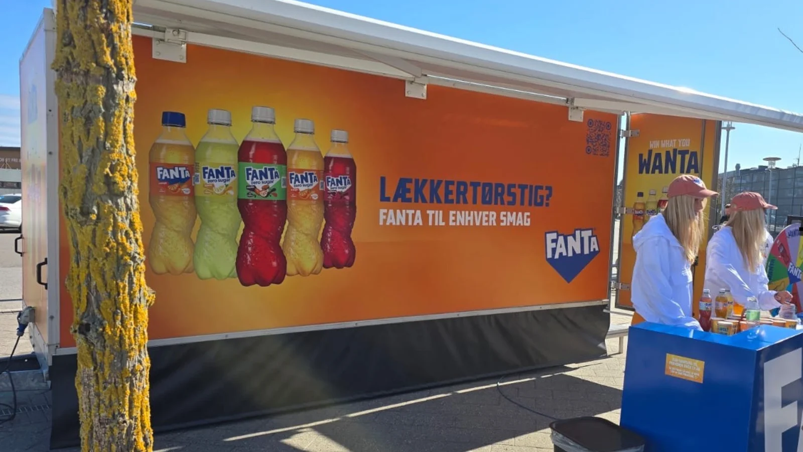 Smag ny sukkerfri variant: Fanta Wanta-vognen kommer til Rødby