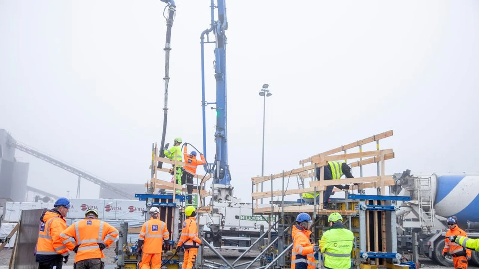 Femern Bælt-projektet tester fremtidens CO2-reducerede beton