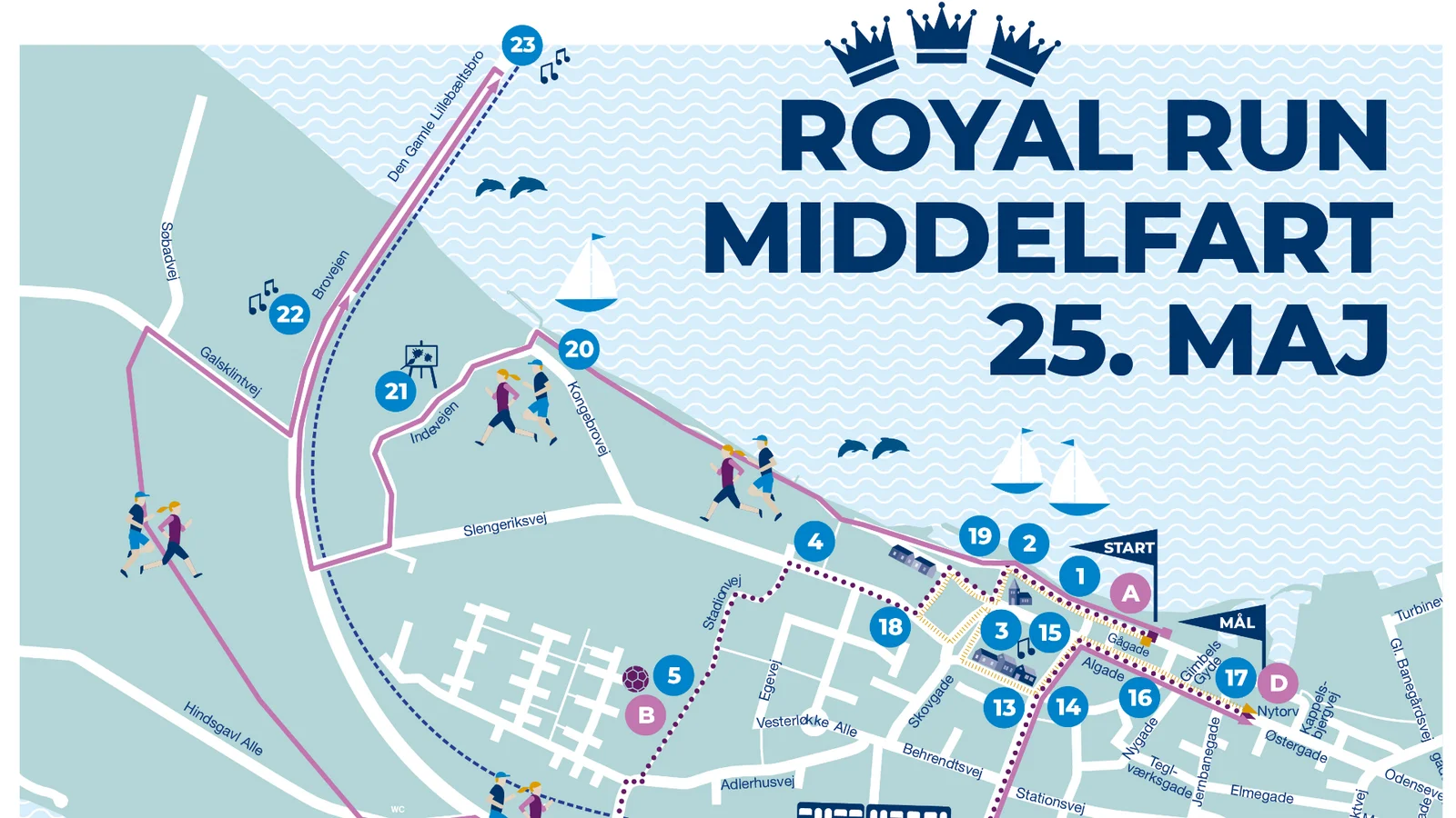 Royal Run forvandler Middelfart til en stor folkefest