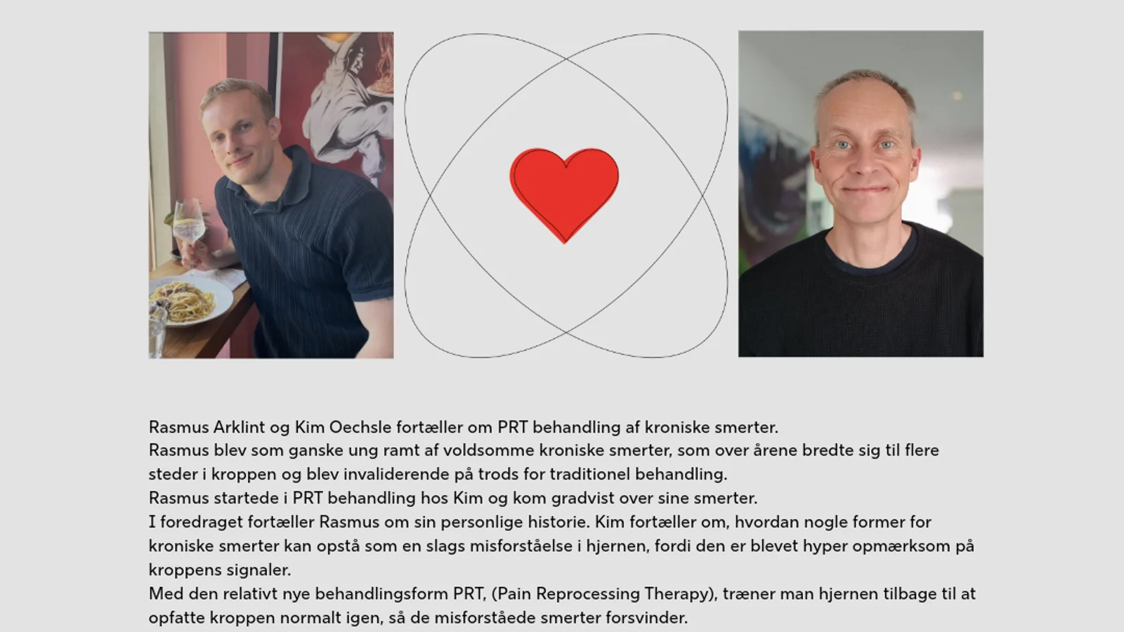 Fordrag om smertehåndtering og hjernetræning d. 4. juni