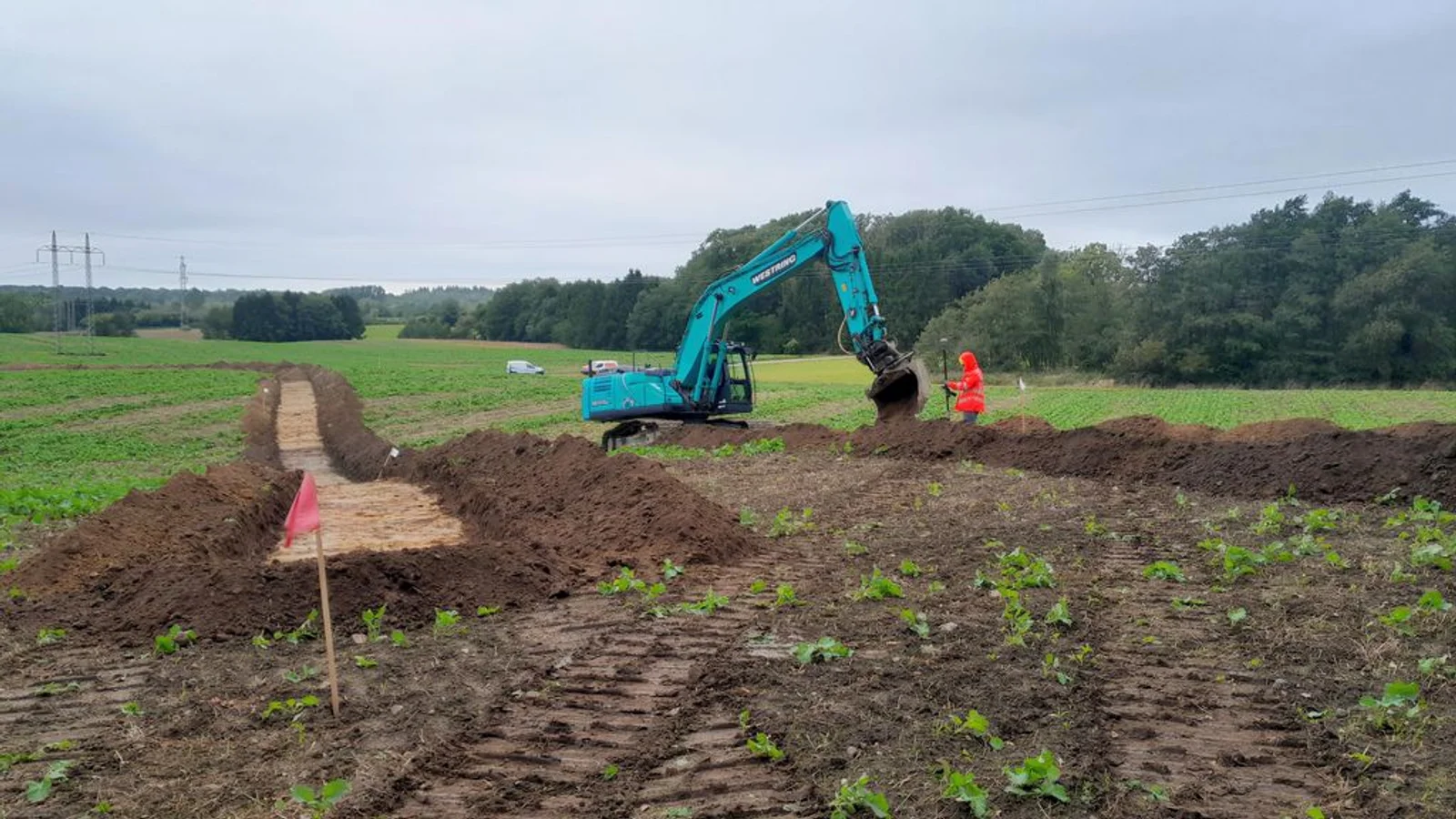 Urnegrav fundet i kommende kabelområde nær Hørsholm