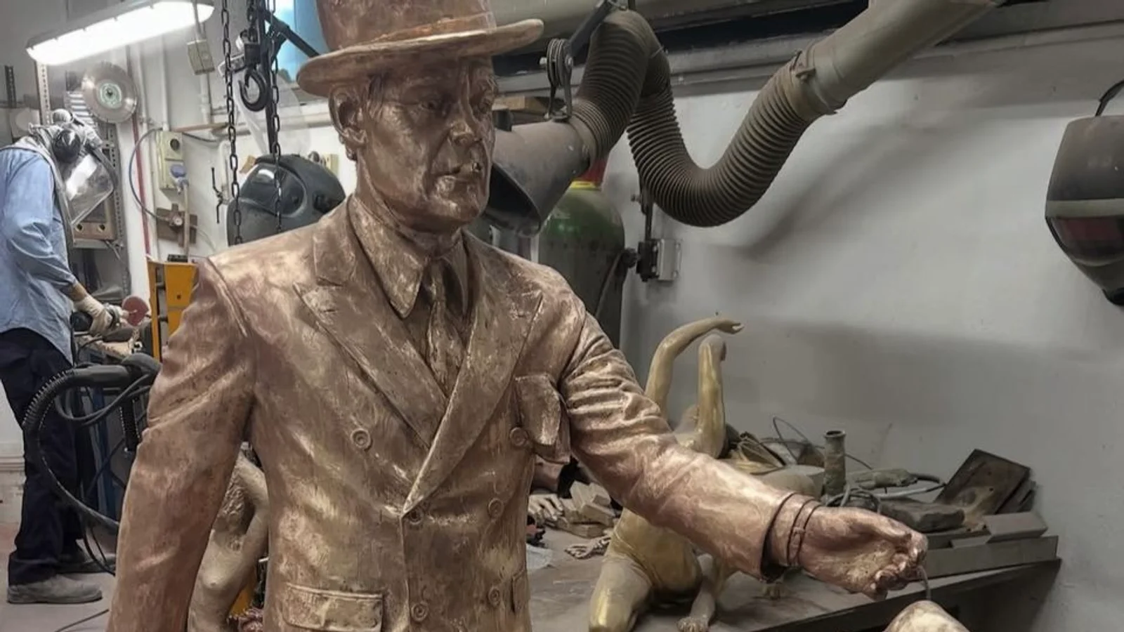 Olsen Banden Statuen indvies i Valby