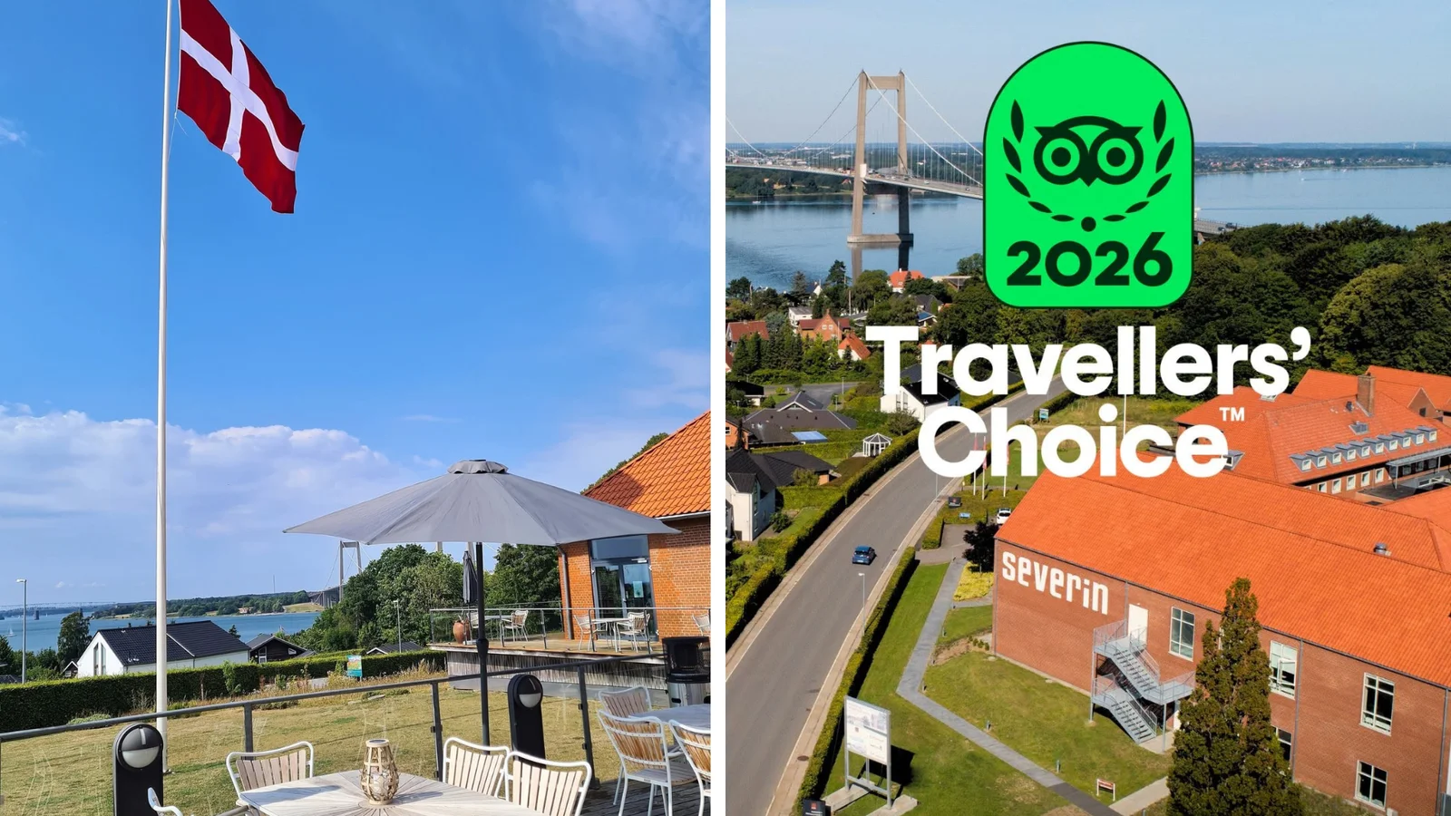 For 11. år i træk modtager Severin en Travellers’ Choice-pris