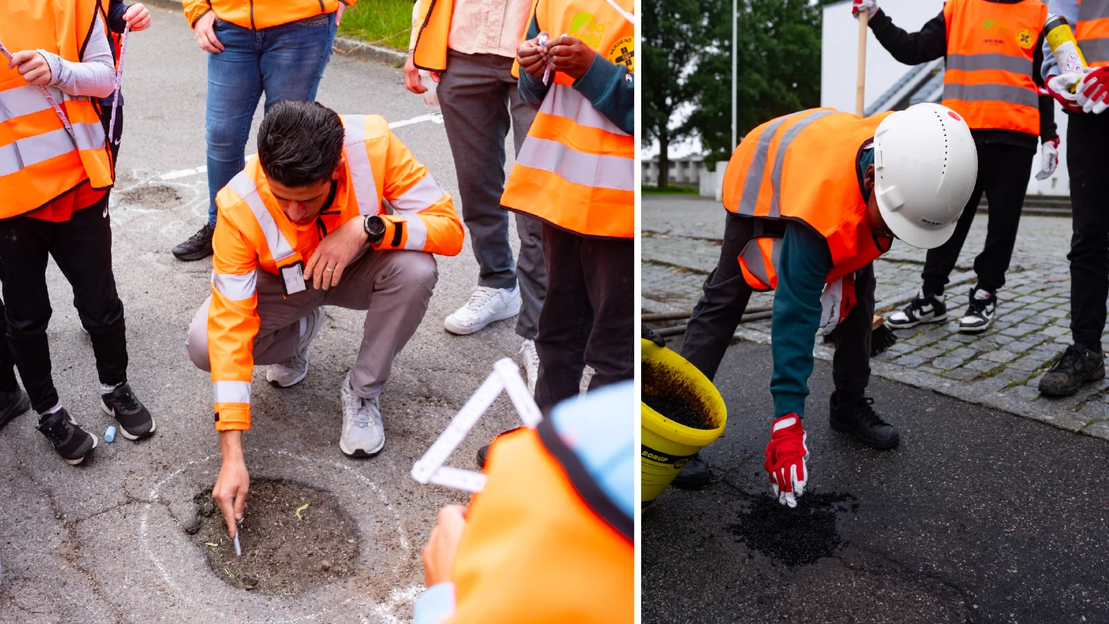 Hvorfor ikke blive vejarbejder?