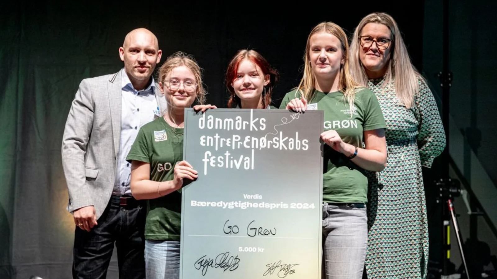 Næstved-elever skaber grøn fremtid og vinder bæredygtighedspris