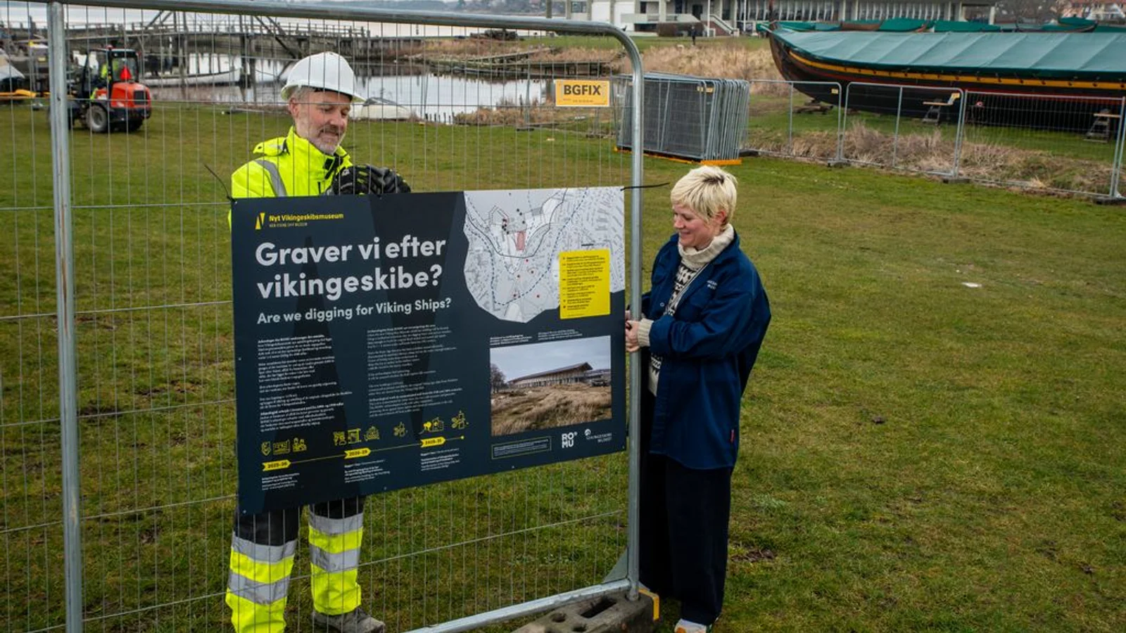 Arkæologiske forundersøgelser ved nyt Vikingeskibsmuseum går i gang