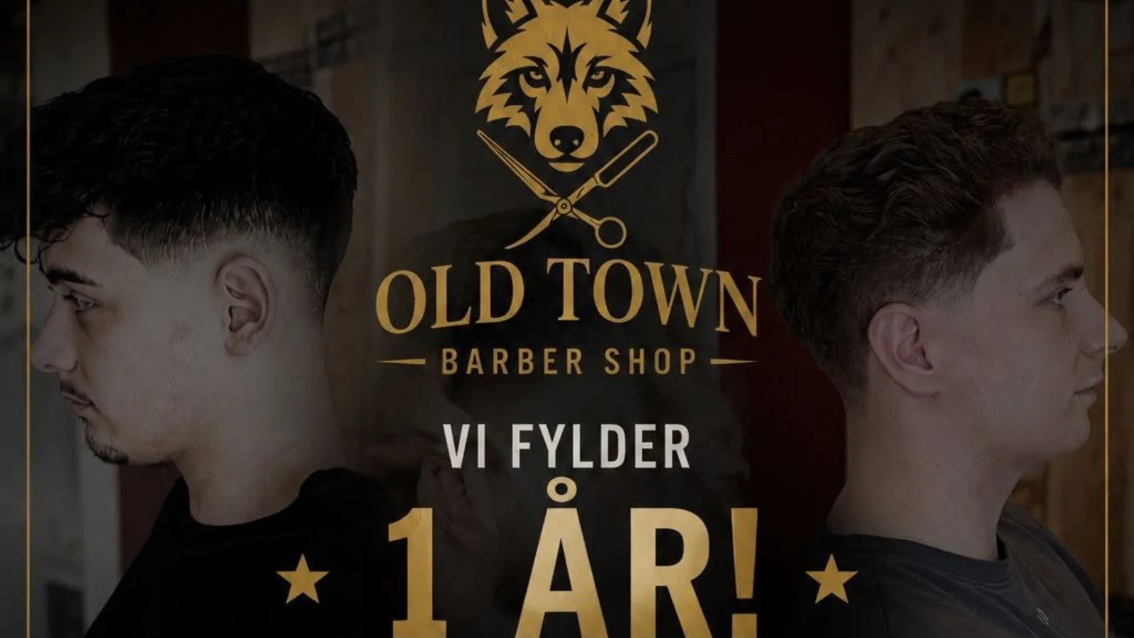 Old Town Barbershop fejrer 1-års fødselsdag med rabat hele måneden