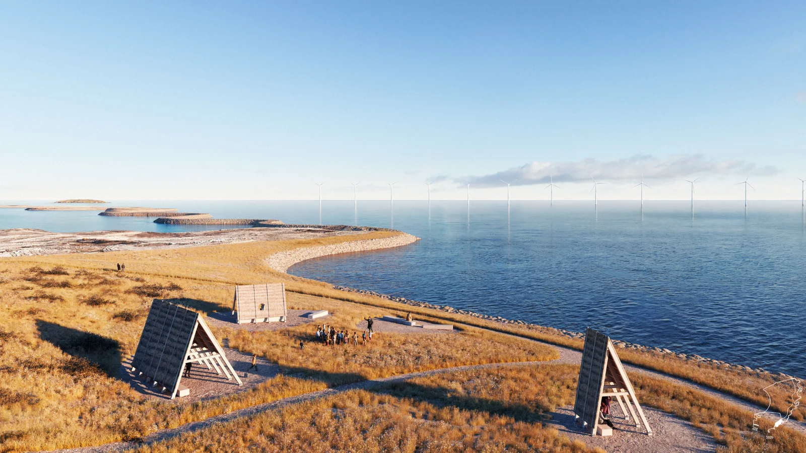 Står klar om få år: Nyt kystlandskab på Lynetteholm får et ekstra løft