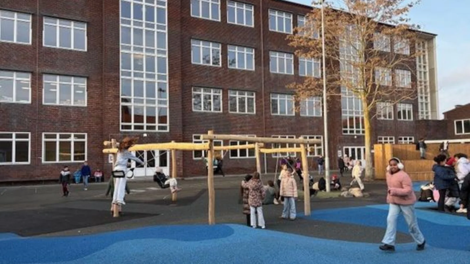 I det nye år vender elever tilbage til skole i topform efter tre års renovering