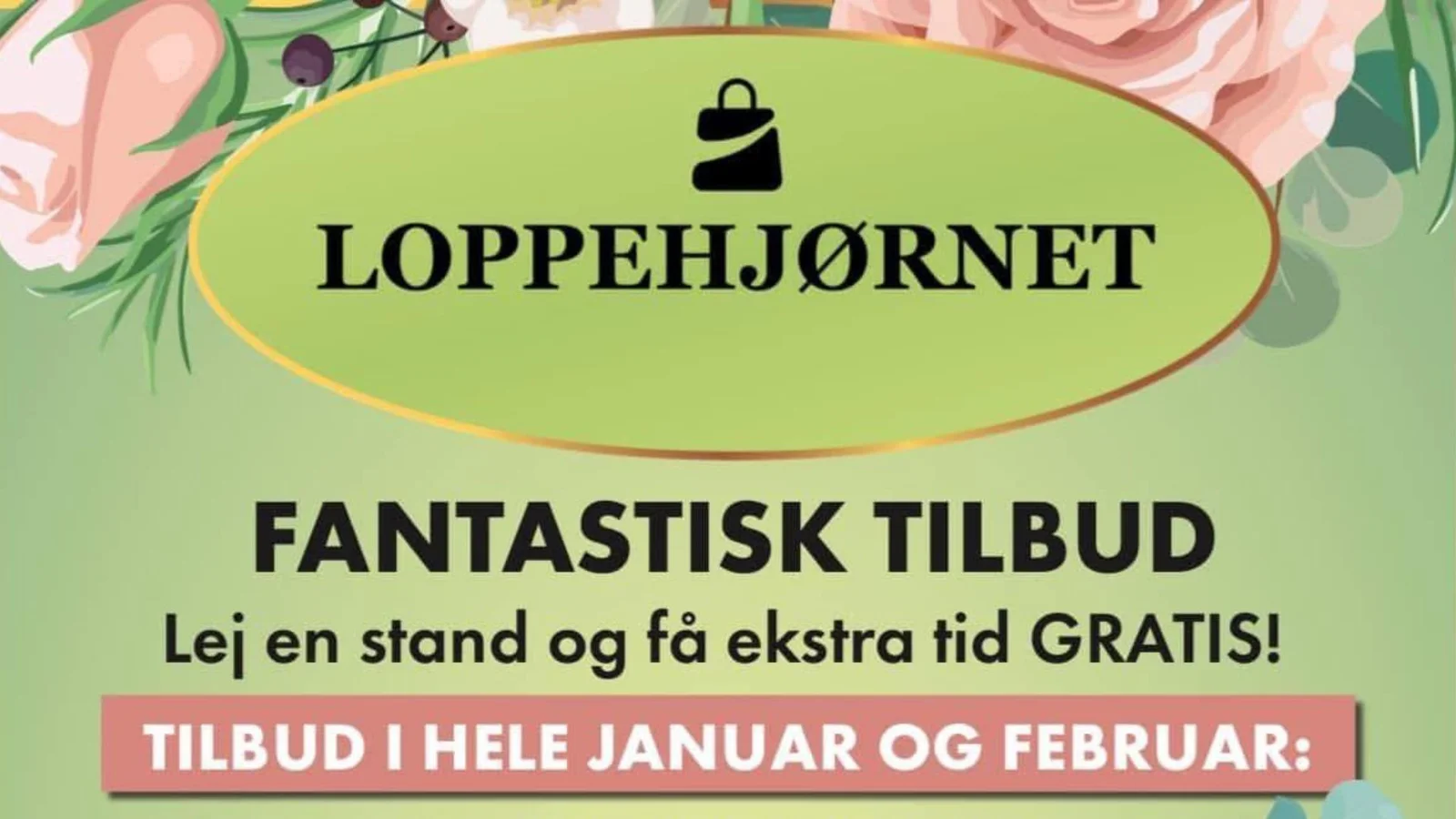 Vil du have ryddet ud i det nye år? Lej en stand hos Loppehjørnet til nedsat pris