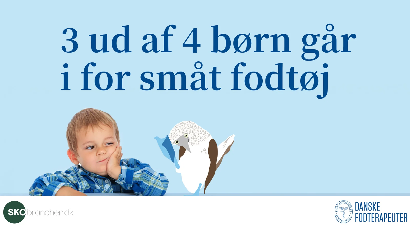 Få gratis råd om dit barns fødder på Fodens Dag