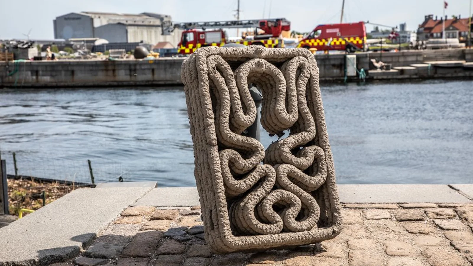 3D-printede rev designet af skoleelever skal hjælpe naturen i Københavns Havn