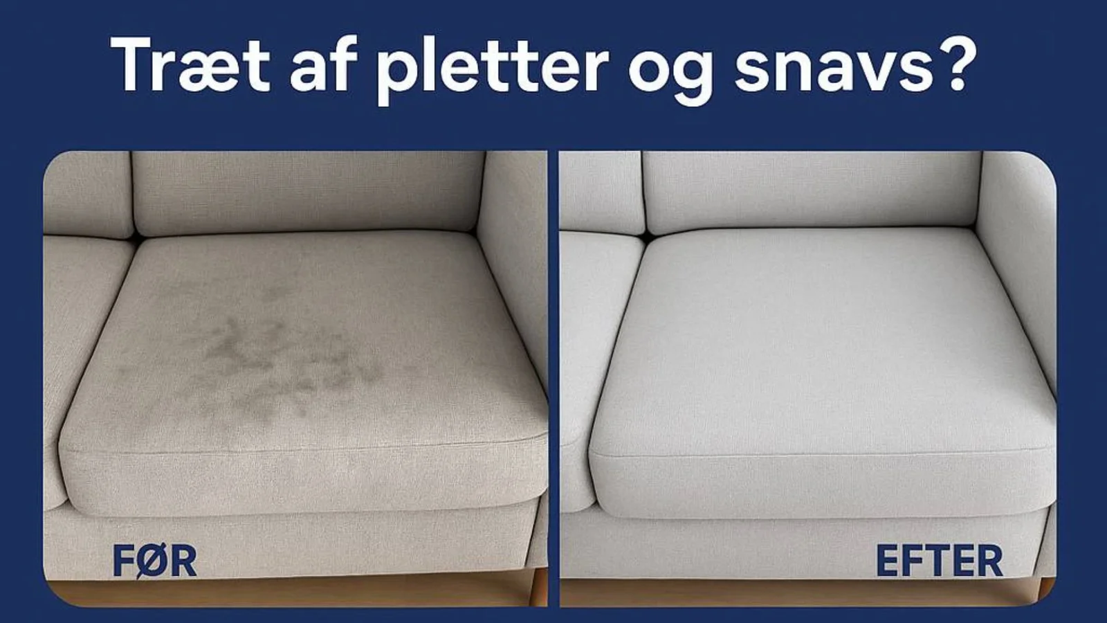 Professionel møbelrens til skarp pris hele juli