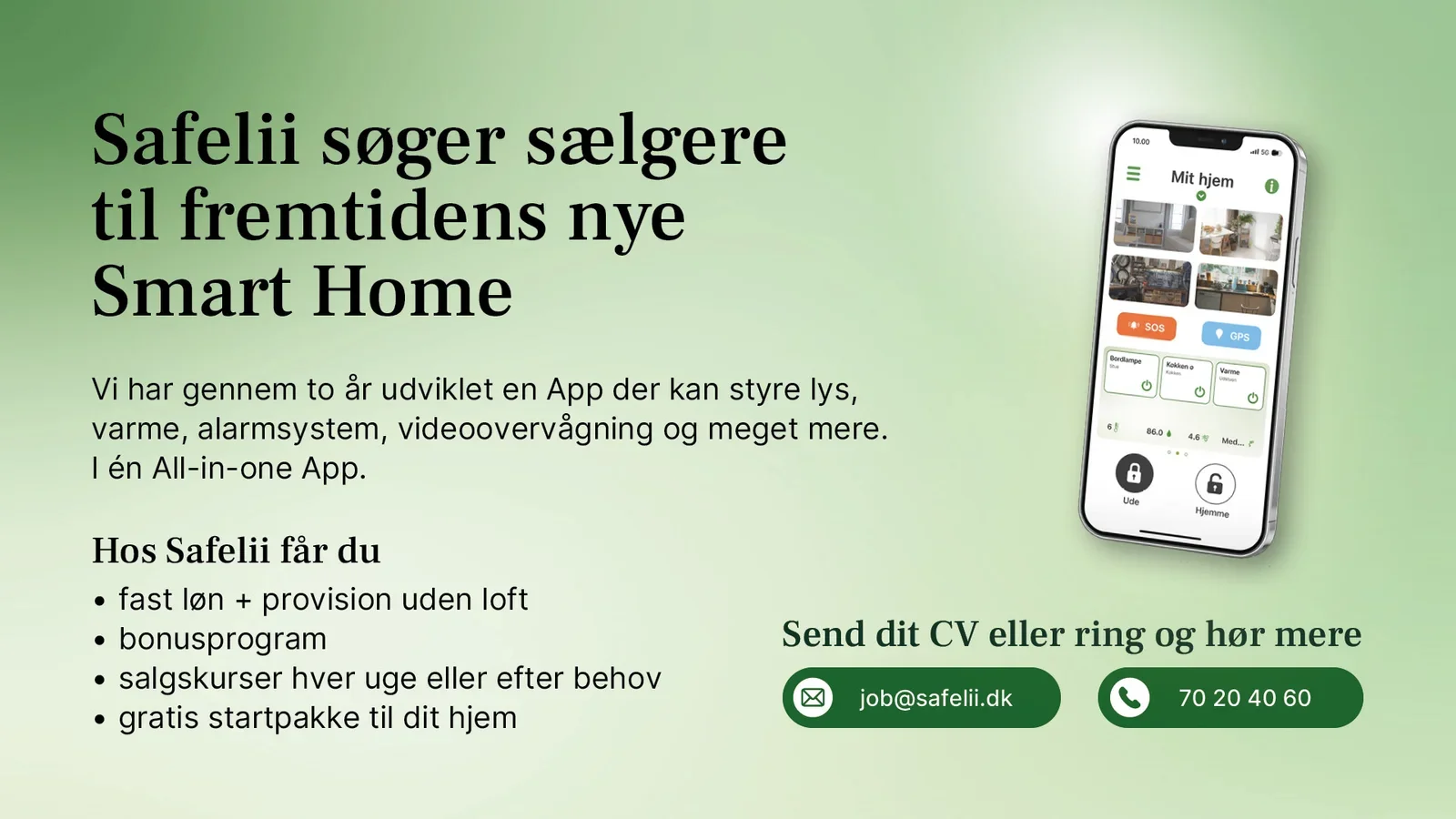 Safelii søger sælgere til fremtidens nye Smart Home