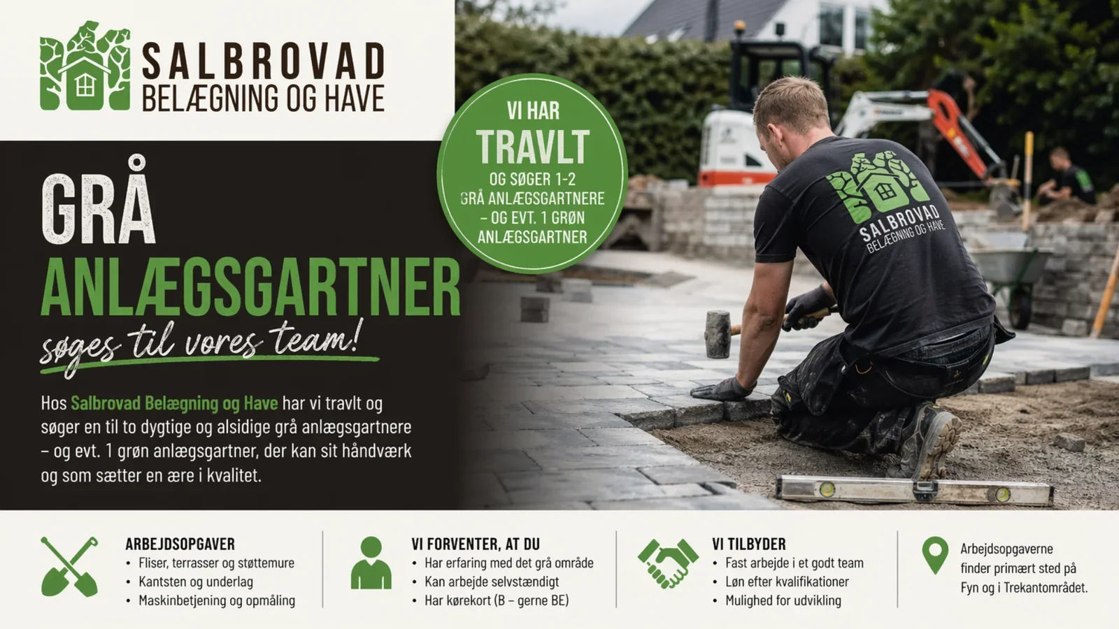 Salbrovad Belægning og Have søger en grå anlægsgartner