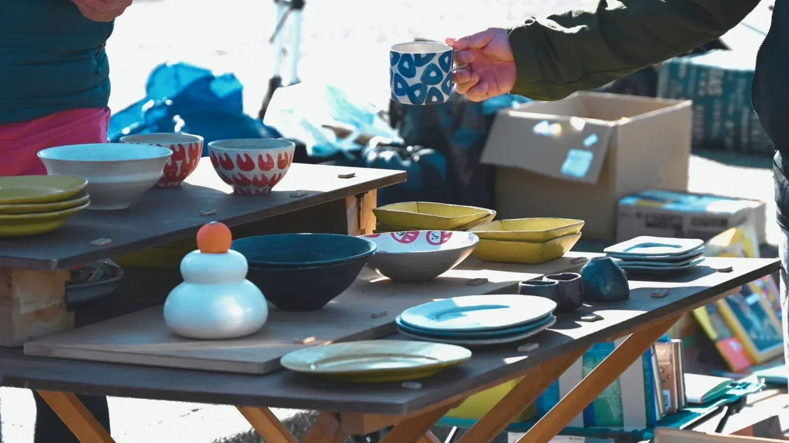 Loppemarked afholdes i landlige omgivelser ved Københavnstrup