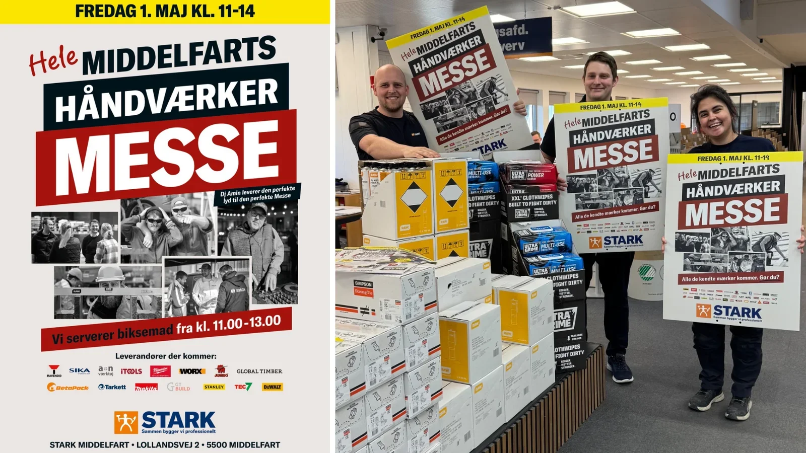 Håndværkermesse hos STARK Middelfart